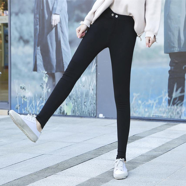 女裤春季新款韩国女魔术裤 薄款高弹铅笔裤女小脚裤打底裤外穿