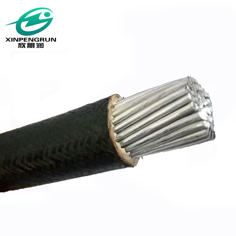 厂家直销国标BLX240平方铝芯橡皮风雨线 黑皮编织橡铝线麻皮电线