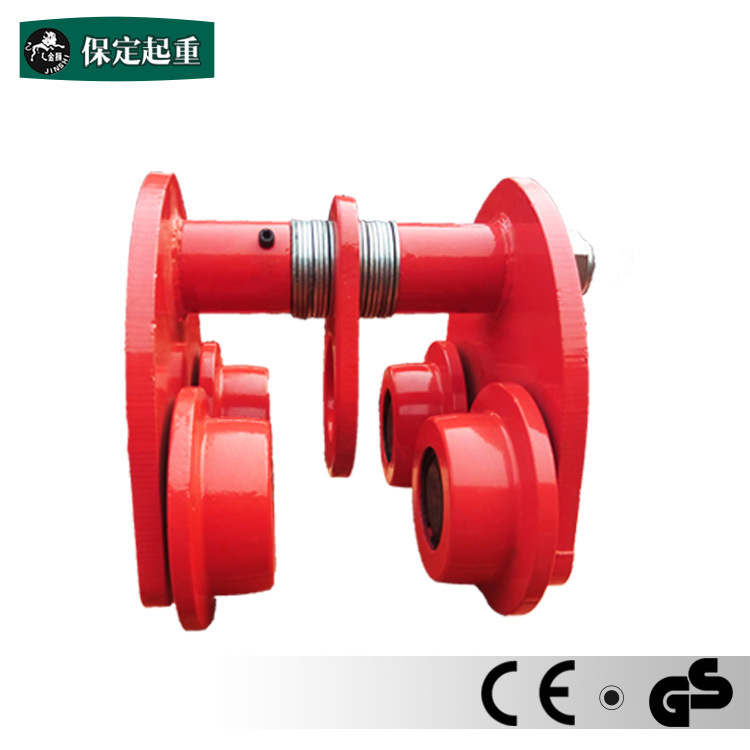 厂家供应GCT手推跑车 单轨小车5T桃形跑车 起重运输设备手动跑车|ms