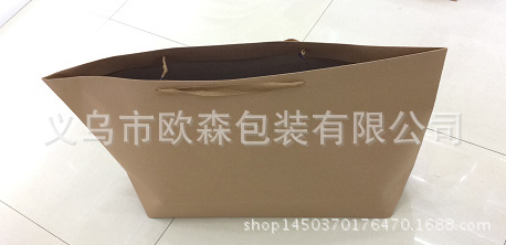 牛皮纸白卡纸服装袋 商场购物环保袋子 鞋帽礼品特种纸包装手提袋