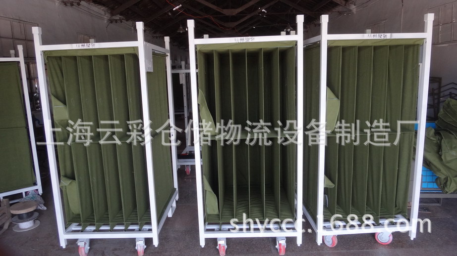 武汉布袋车物流台车 轮胎架汽车零部件料架铁板箱