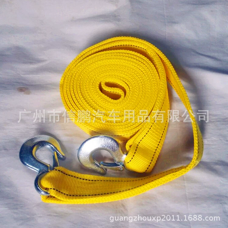 Автомобильный аварийный прицепной с нейлонным прицепным канатом 5 м 5 т тяга двухслойный утолщеный буксирный канат
