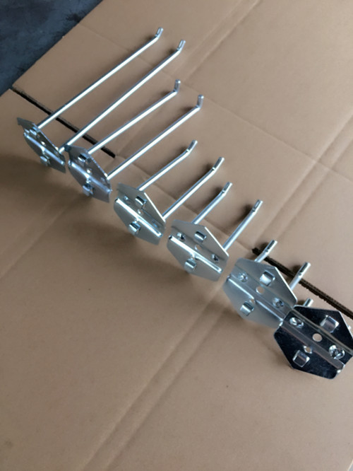 方孔挂钩，工具挂钩，五金工具货架方孔双斜双直挂钩