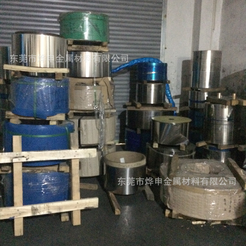 邯郸不锈钢带 301|304|316|201不锈钢条任意宽度分条不锈钢弹簧带