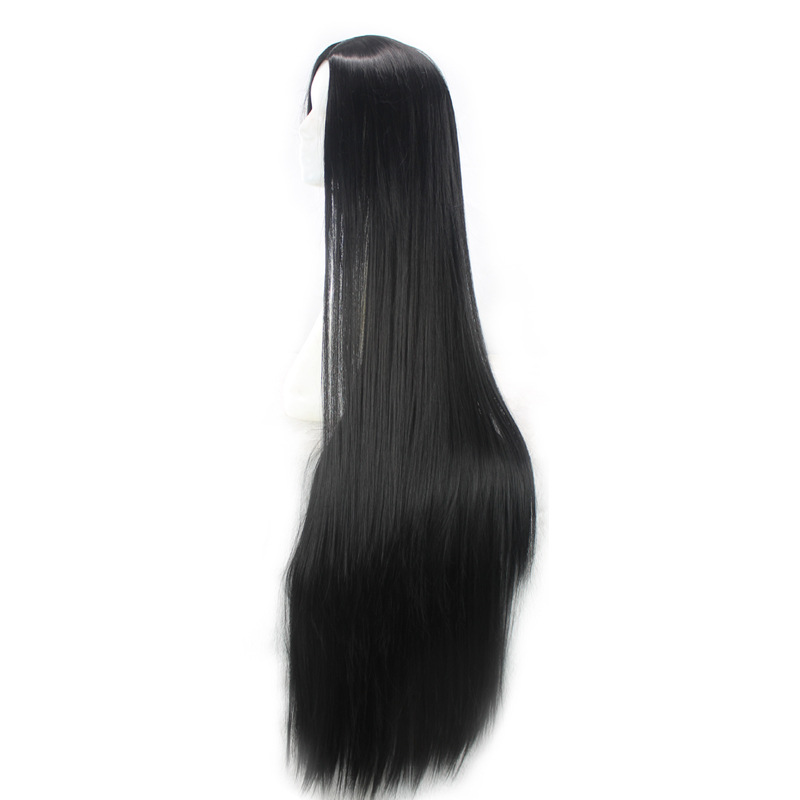 Women's Fashion Street High Temperature Wire Centre Parting Long Straight Hair Wigs display picture 2