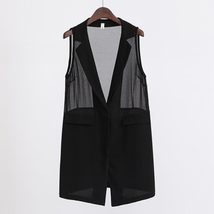 Gilet femme en Mousseline de soie - Ref 3434658 Image 3
