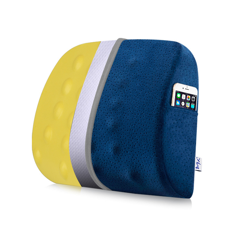 家居用品办公室腰靠  天鹅绒腰垫椅子靠背垫 记忆棉护腰靠枕靠垫