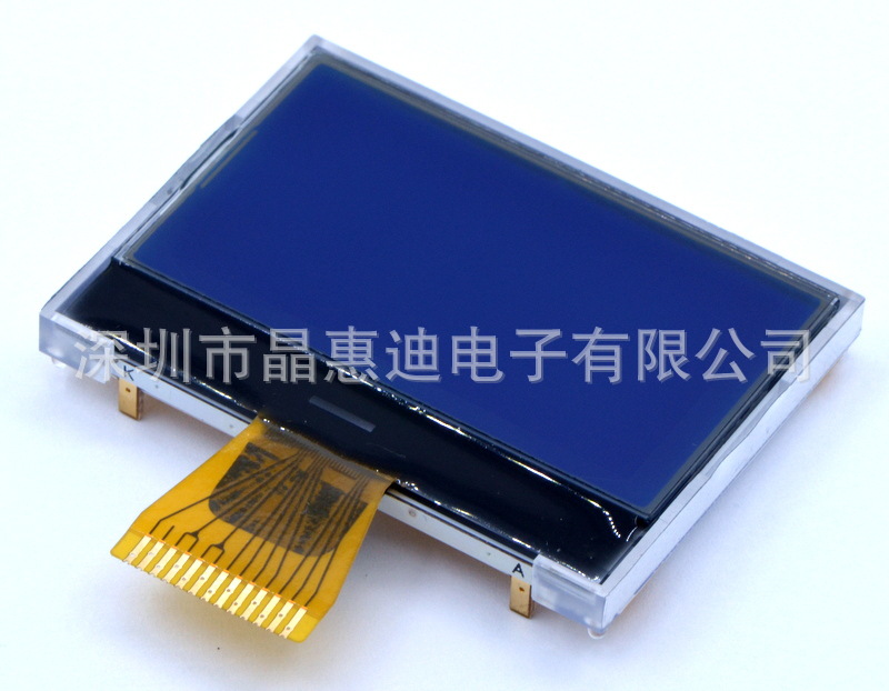 Һ����/ģ��/12864/spi/1.6��/ST7567/cog/JHD12864-G385BTW-B