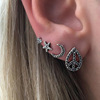 Set, earrings heart shaped, European style, suitable for import, wholesale