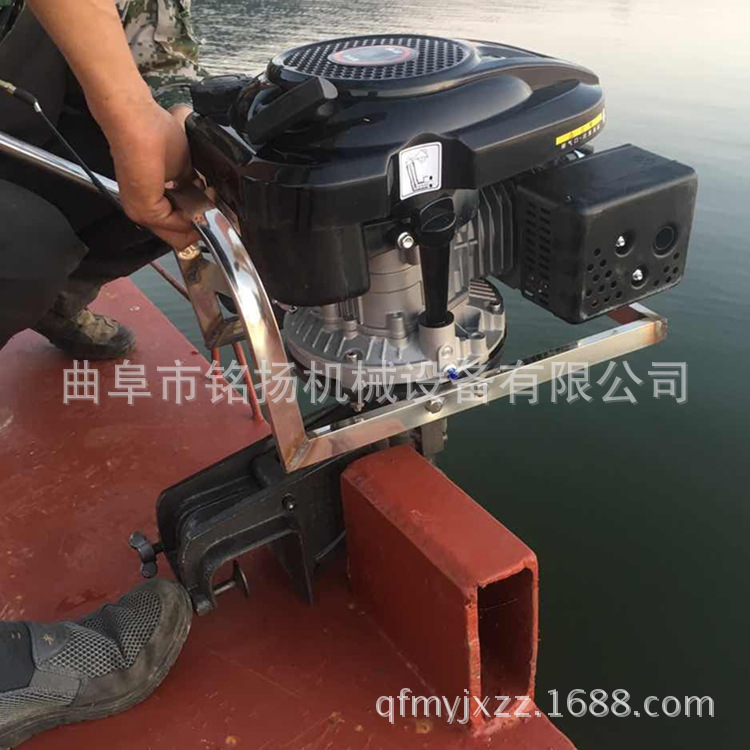 低噪音大马力船尾挂浆机运城两冲程水冷船挂机价格