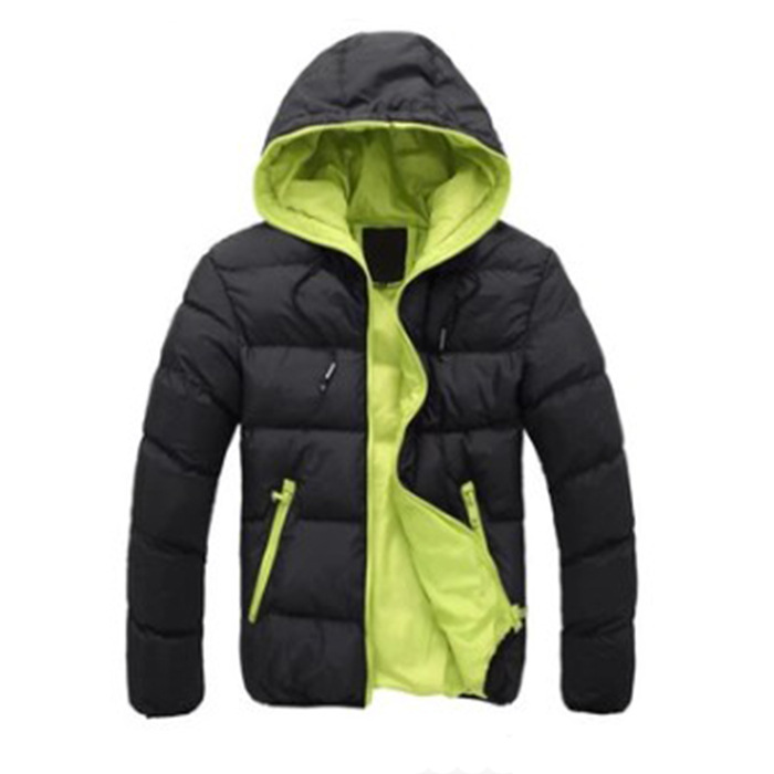 Men'S Cotton Padded Thickened Warm Short Clothing Youth Student Coat