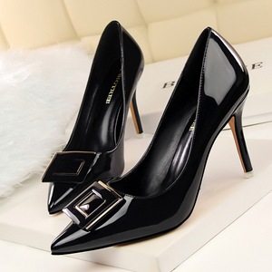 806-3 han edition sexy show thin fine professional OL for women's shoes with high heels shallow mouth pointed paint squa