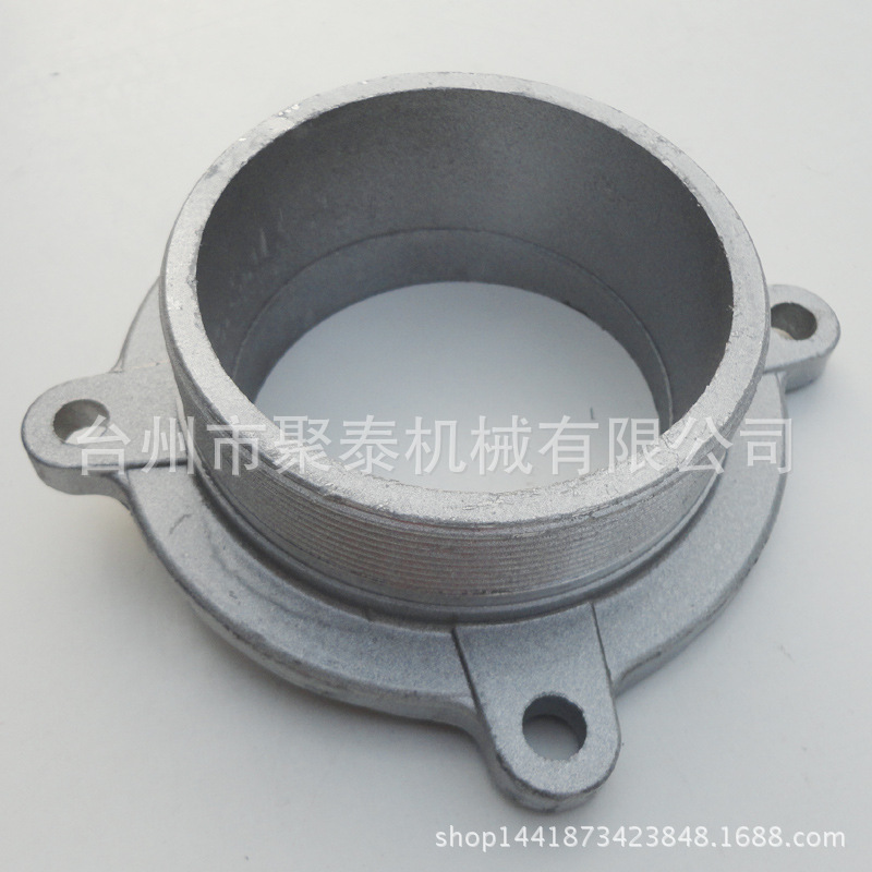 汽油机铝水泵配件 4寸进水口座 188F190F自吸泵抽水机 177进水座