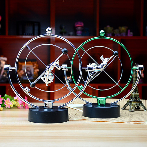 H006 cupid archery celestial body motion orbit perpetual motion device home dynamic art rocker ornaments
