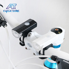 自行車燈800毫安2255前燈USB防水強光夜騎led照明燈騎行裝備配件