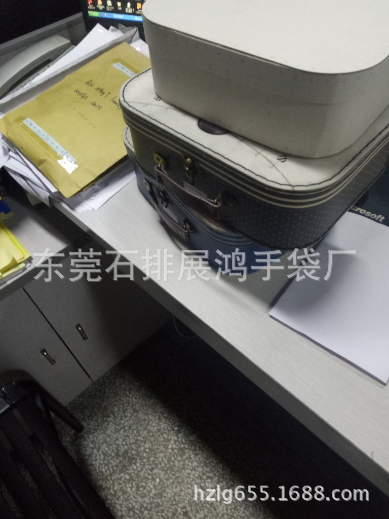 东莞手袋厂生产印刷包装厂环保PU皮真皮铁盒木箱纸盒皮手挽手提带