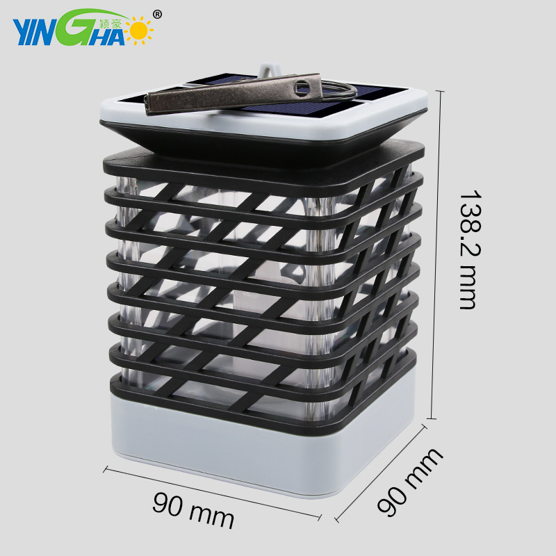 颖豪led家用太阳能灯 户外欧式蜡烛吊灯挂灯伞灯花园太阳能庭院灯