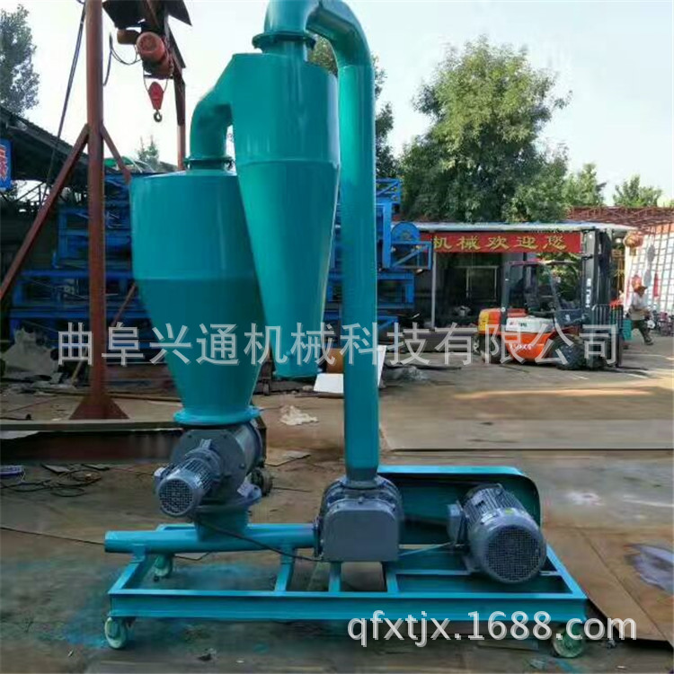 兴通罗茨风机气力吸粮机 玉米气力送料机 粉煤灰装罐气力输送机