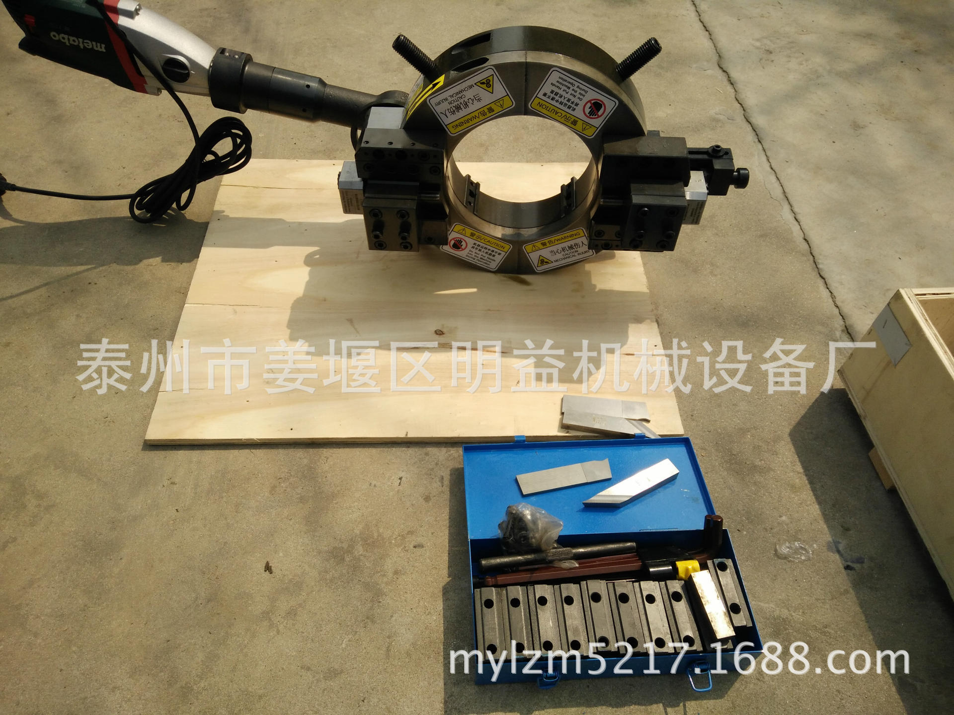 ISD-750型电动管子切割坡口机，外卡式电动切割坡口机  管道坡口