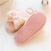 Summer slippers, cute footwear indoor with bow