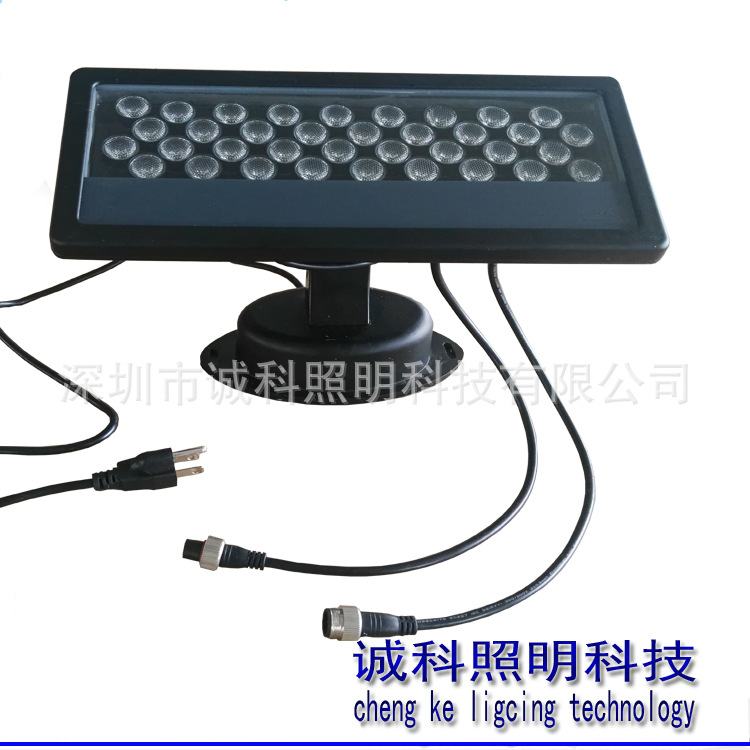 深圳專業生産景觀亮化36W七彩外控投光燈投射燈DMX512控制