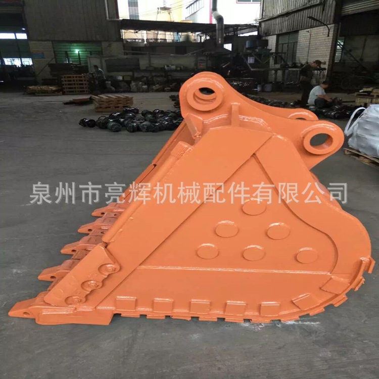 厂家直销挖斗土方斗 钢轨加固 日立ZAX360加强型岩石斗耐磨1.4方