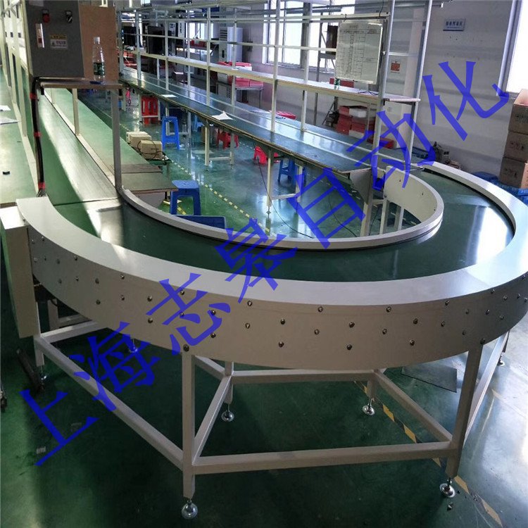 直线皮带机转弯皮带机定做皮带线输送线