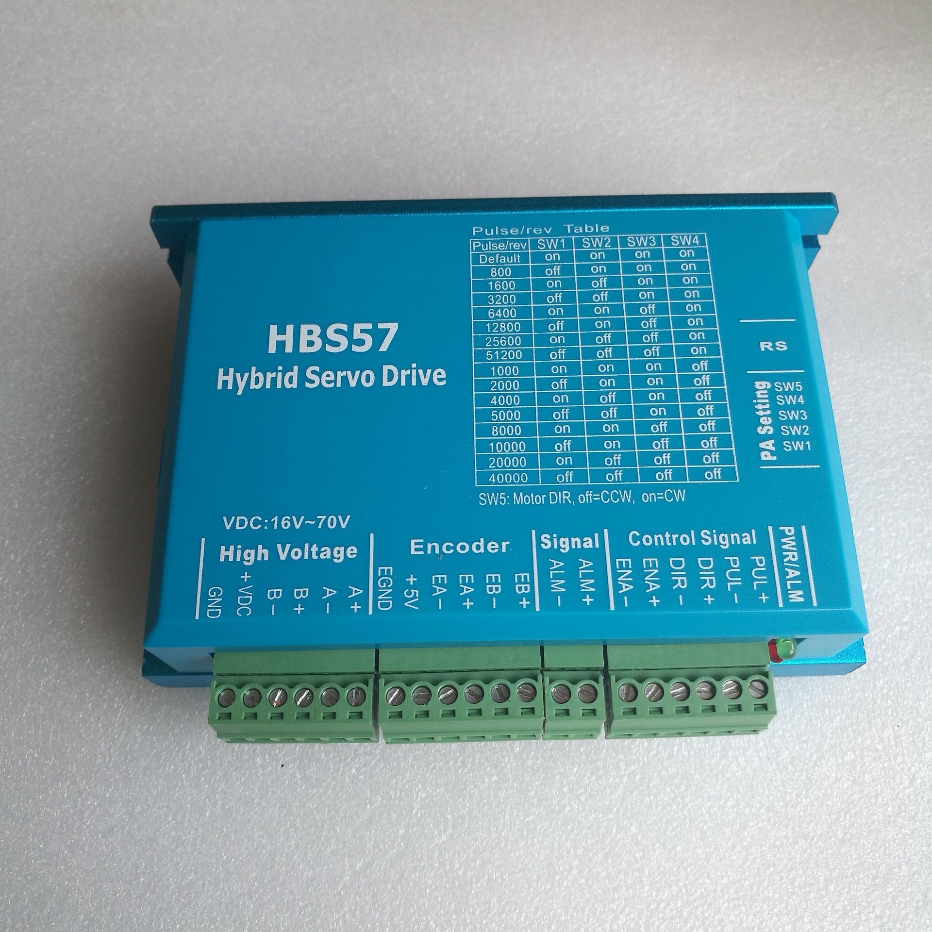 HBS57 Hybrid Servo Drive 驱动器 VDC:16V-70V