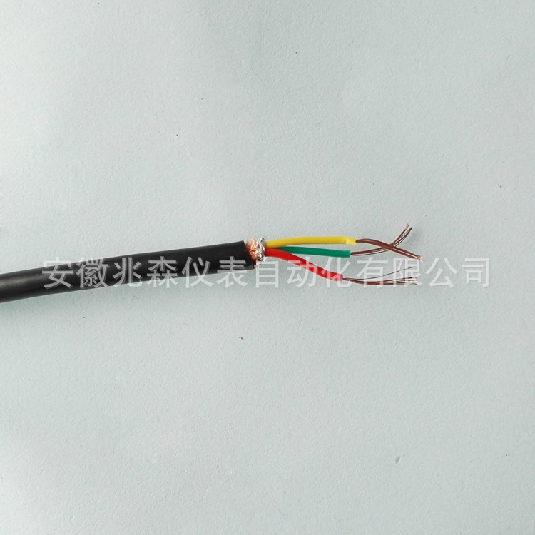 三芯屏蔽线 优质热电阻补偿导线三芯屏蔽线 PT100热电阻专用接线