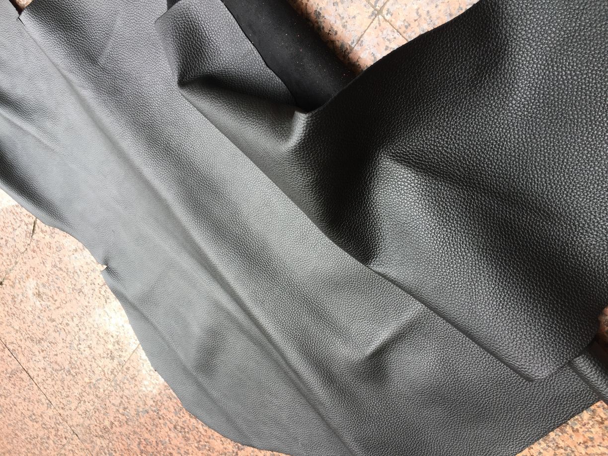 加厚牛皮 头层压摔牛皮 头层牛皮 皮革皮料 牛皮面料 黑色