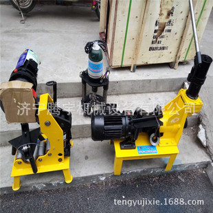 TYQG-273 pipe cutting machine no Burr fire galvanized pipe electric hydraulic pipe cutting machine factory supply groove rolling machine