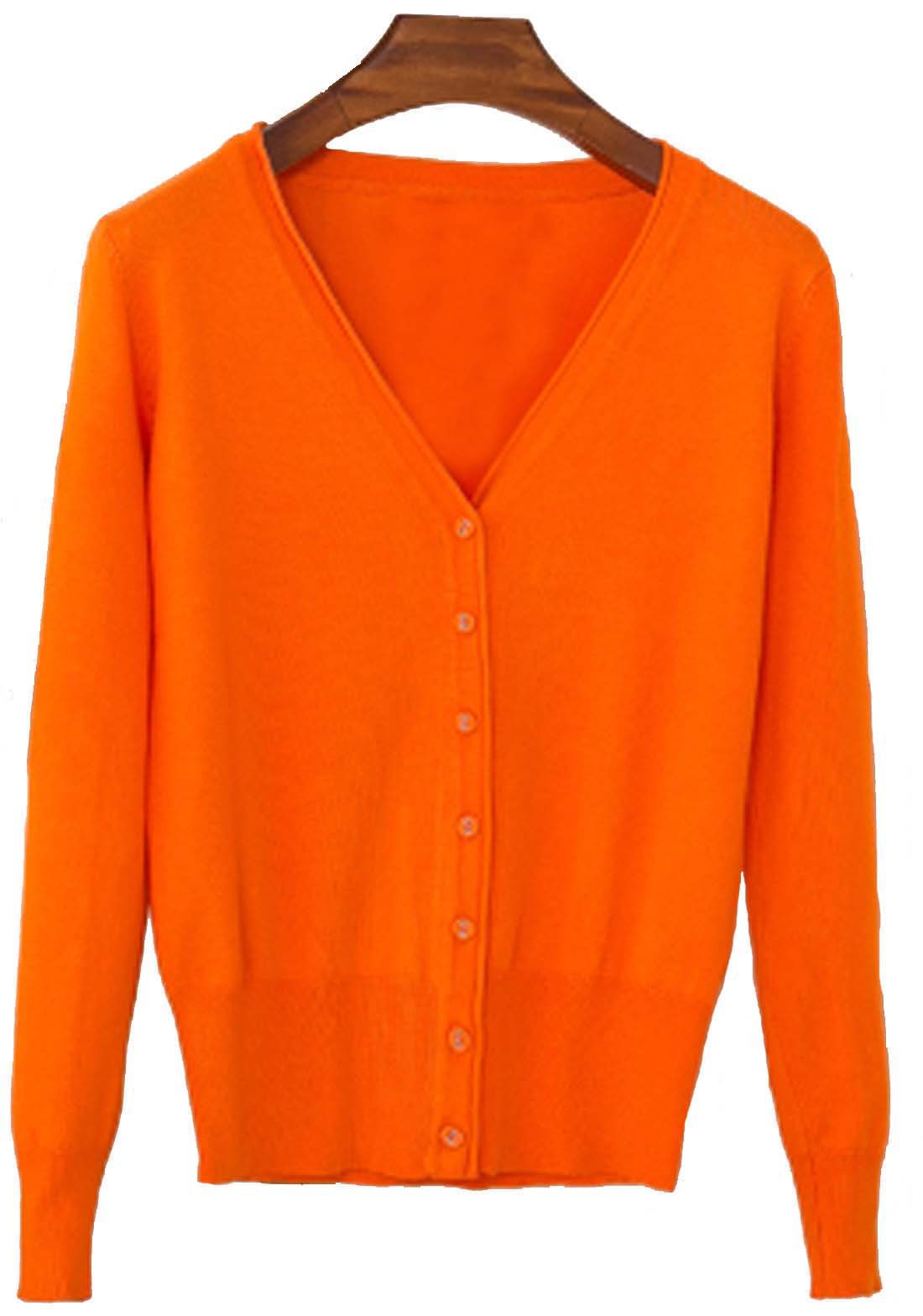 春夏秋 薄手 Vネック 日焼け止 冷房対策 毛玉 (31)