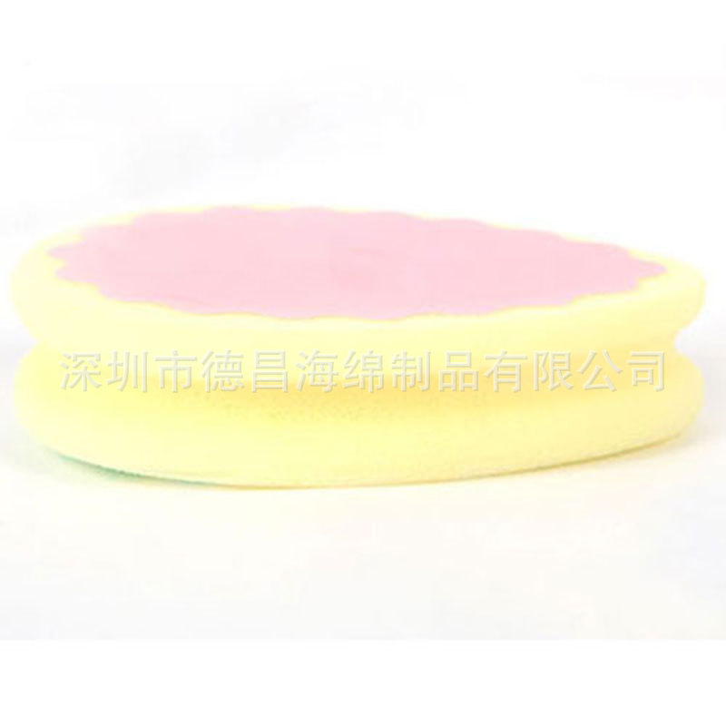 脱毛海绵无痛女士 去腿毛擦 腿毛去除海绵 彩色圆形海绵