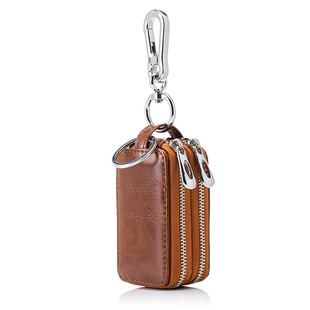 Мужская ключница, универсальный кожаный транспорт с молнией, сумка через плечо, из натуральной кожи, оптовые продажи
