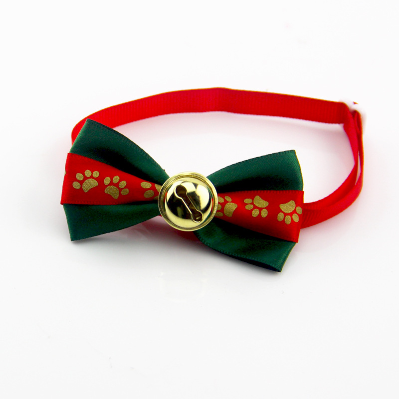 8g Weight Costume Props Event & Party Supplies Pet Accessories Type Of Pet Supplies Christmas Occasion Ribbon Material Christmas Festival Color Block, Polka Dots Pattern All Seasons Season Bowknot Design Casual Style Casual Ribbon Christmas Color Block Polka Dots Bowknot Pet Accessories 11