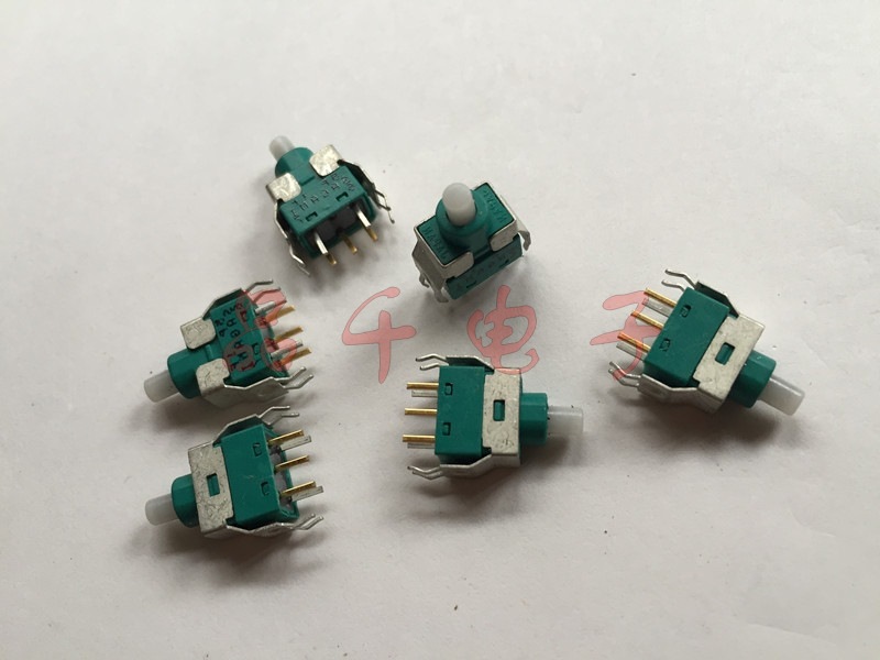 进口 nkk 按钮开关 全镀银触点 直插5脚 3脚镀金 微型按钮 