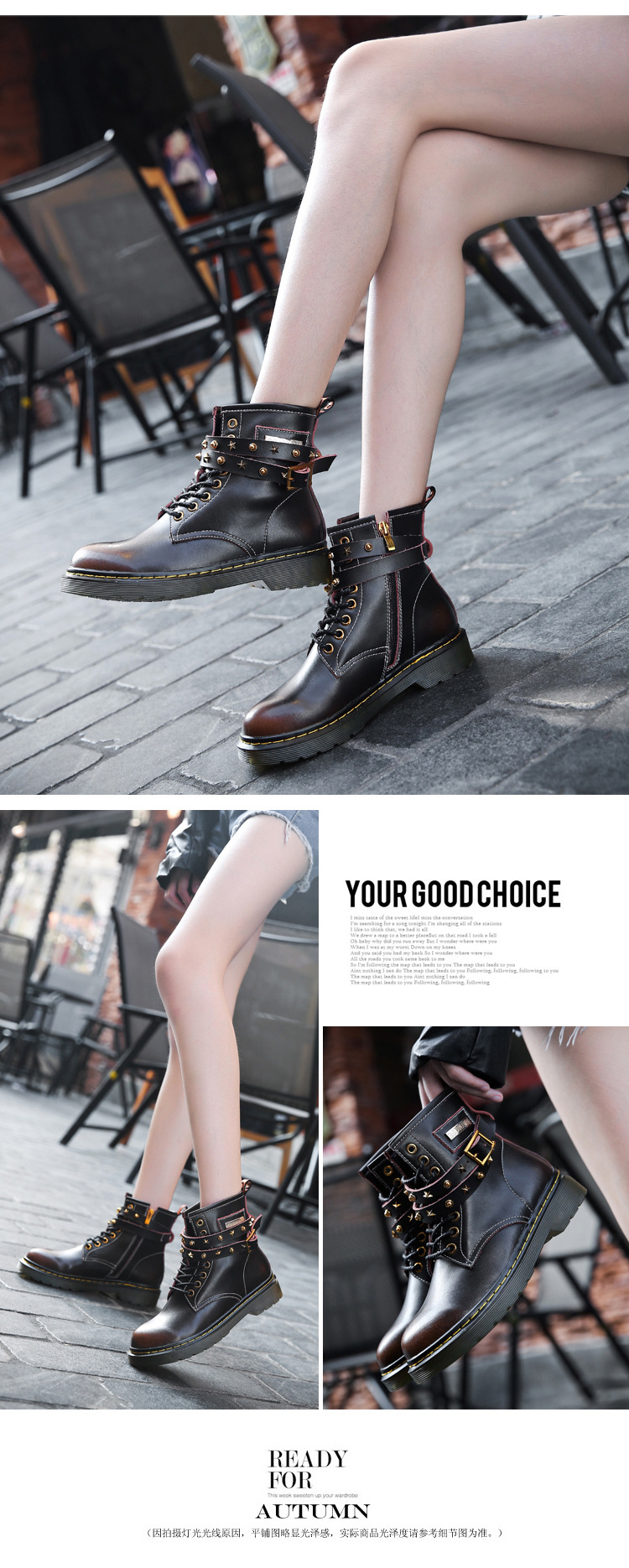 Bottes femme IMPRESSION VERTE en En cuir - Ref 3355071 Image 20