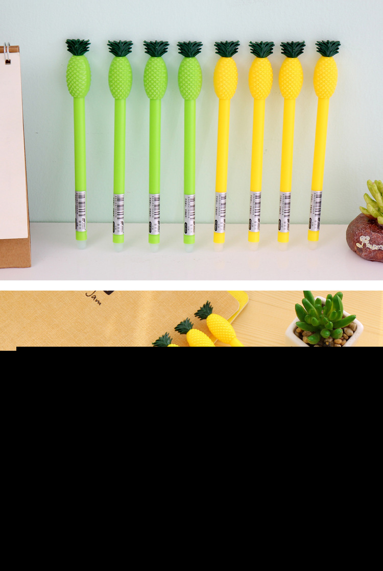 复制_韩国创意文具摩易消水笔 可爱菠萝造型中性.jpg