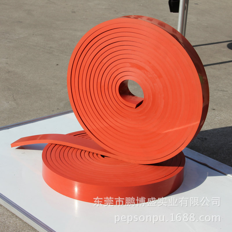 批发聚氨酯橡胶刮胶陶瓷专用耐水耐油刮砂条耐磨东莞源头厂