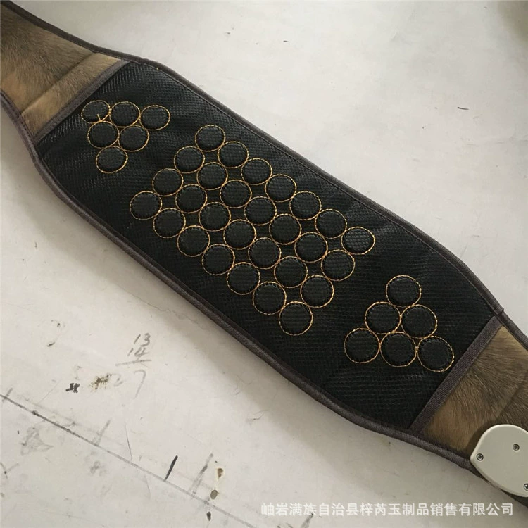 Yaoshui черный каменный пояс с подогревом, нефритовый пояс с меридианом для здоровья, защита талии, грелка для тела, турмалин, германиевый камень, талия