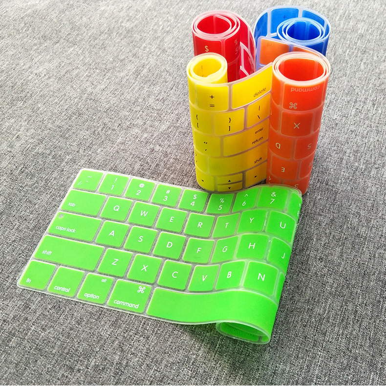 適用蘋果新款Air13寸Touch13寸筆記本矽膠鍵盤保護膜貼膜外貿精品