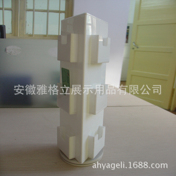 亚克力旋转多层卡片展示架 (4)