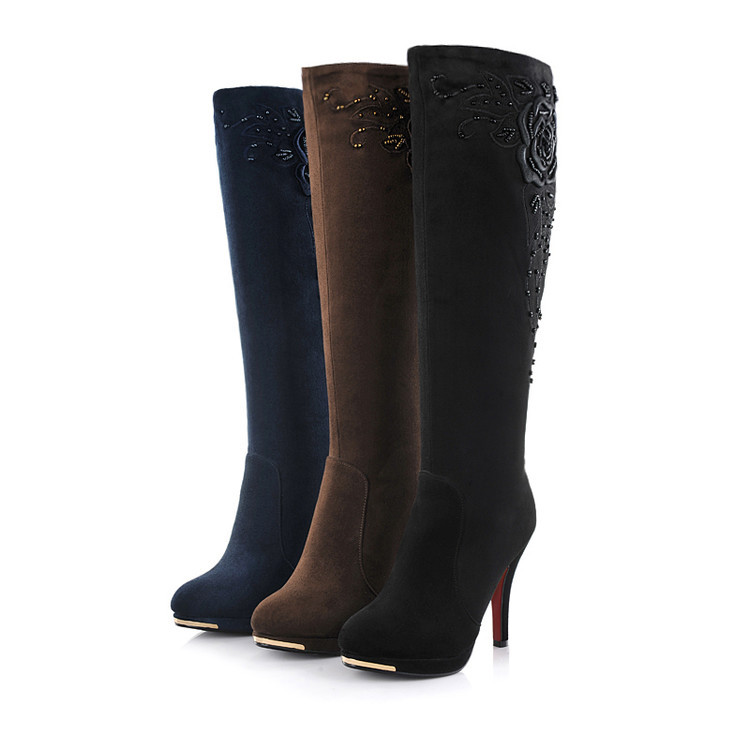 Bottes femme INDéPENDANCE en Daim - Ref 3354780 Image 4