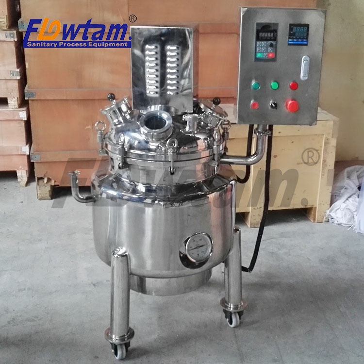 不锈钢卫生级乳化罐 乳化剪切搅拌罐 304 100L 不锈钢均质搅拌罐