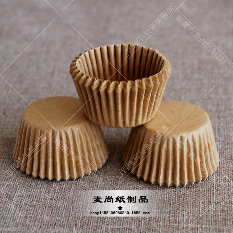 El comercio exterior de exportación de alimentos de alta calidad de alta temperatura resistente a la nieve Mei Niang bandeja de papel para hornear de tamaño pequeño taza de papel de pan venta al por mayor