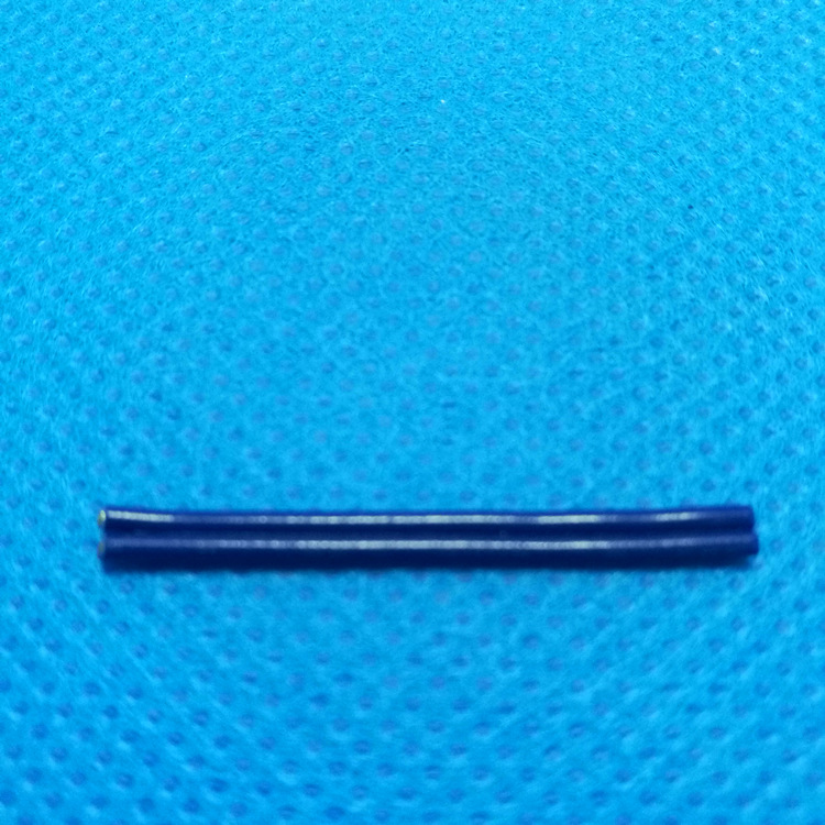 厂家直销 UL1015双蓝 2P 并线 孖支电子线 双色排线 端子加工上锡