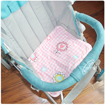 Infants cotton material garden cart Urine pad waterproof Urine pad 3 Cotton clip Stroller Pad