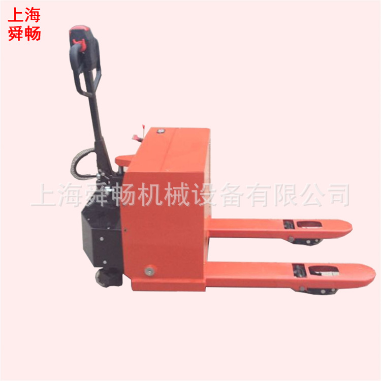 供应定制加长加宽超短型充电式托盘搬运在 半自动液压地牛运输车