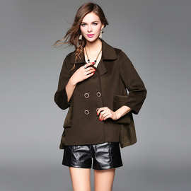 羊绒女短装大衣_羊绒女短装大衣价格_羊绒女