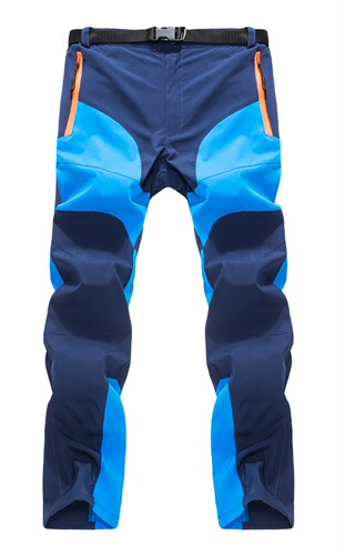 Men's outdoor quick-drying pants, color-blocked quick-drying pants, running, fishing and cycling pants, thin section 1782